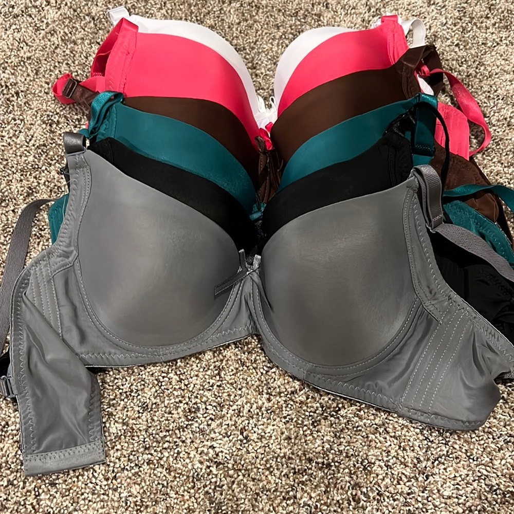 Multi colors 34B bras